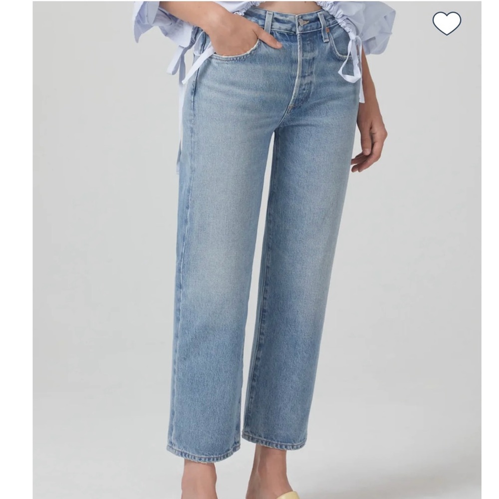 Citizen of Humanity Jeans Emery Crop Relaxed Straight size 26